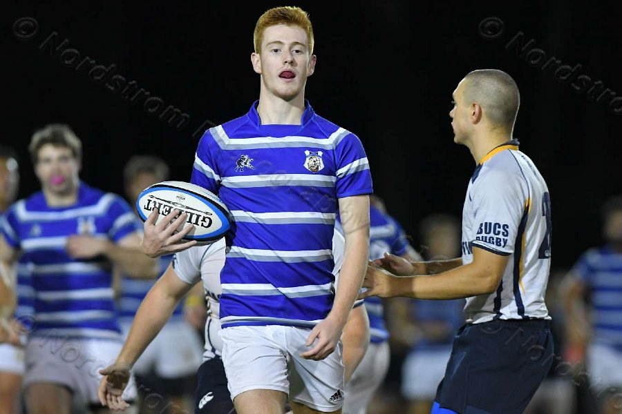 Wheaton Men\'s Rugby vs Mass Maritime.  Photo by Keith Nordstrom